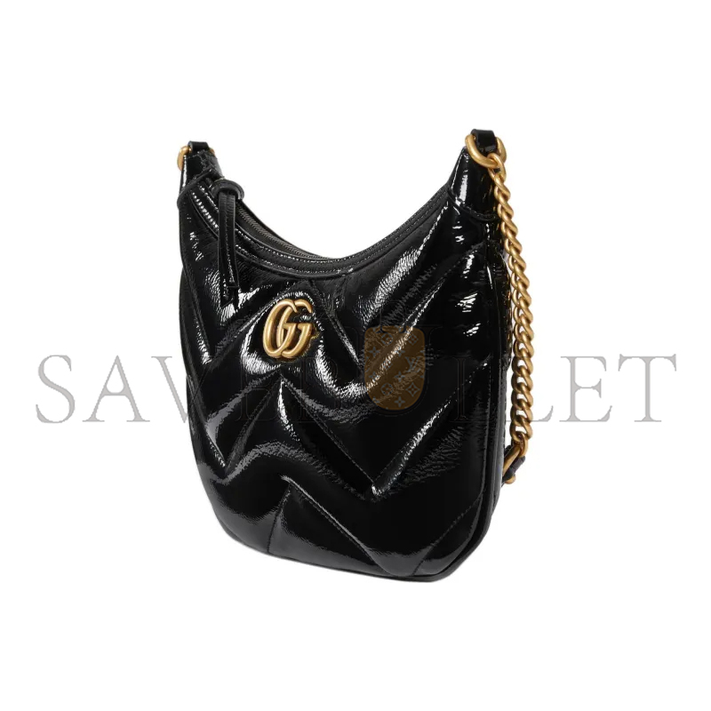 G*u*i small marmont patent leather shoulder bag 777263 (26*17*4cm)
